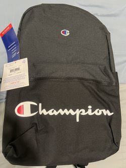 Champion Manuscript Backpack, Heather Grey and black on black One Size MSRP $40 asking $35 