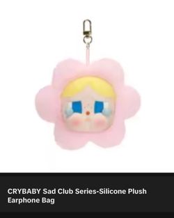 CRYBABY Sad Club Series-Silicone Plush Earphone Bag