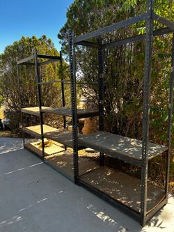 3 metal storage racks for FREE