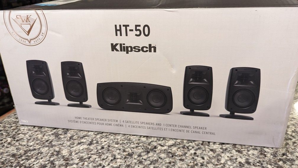 NIB Klipsch HT-50 Surround Sound Speakers