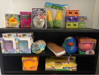 Squeeezy, SmushMart, and Squishy Duck Toy Lot