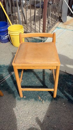 Wooden stools