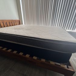 Bed and mattress