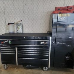 Snap on tool box with locker