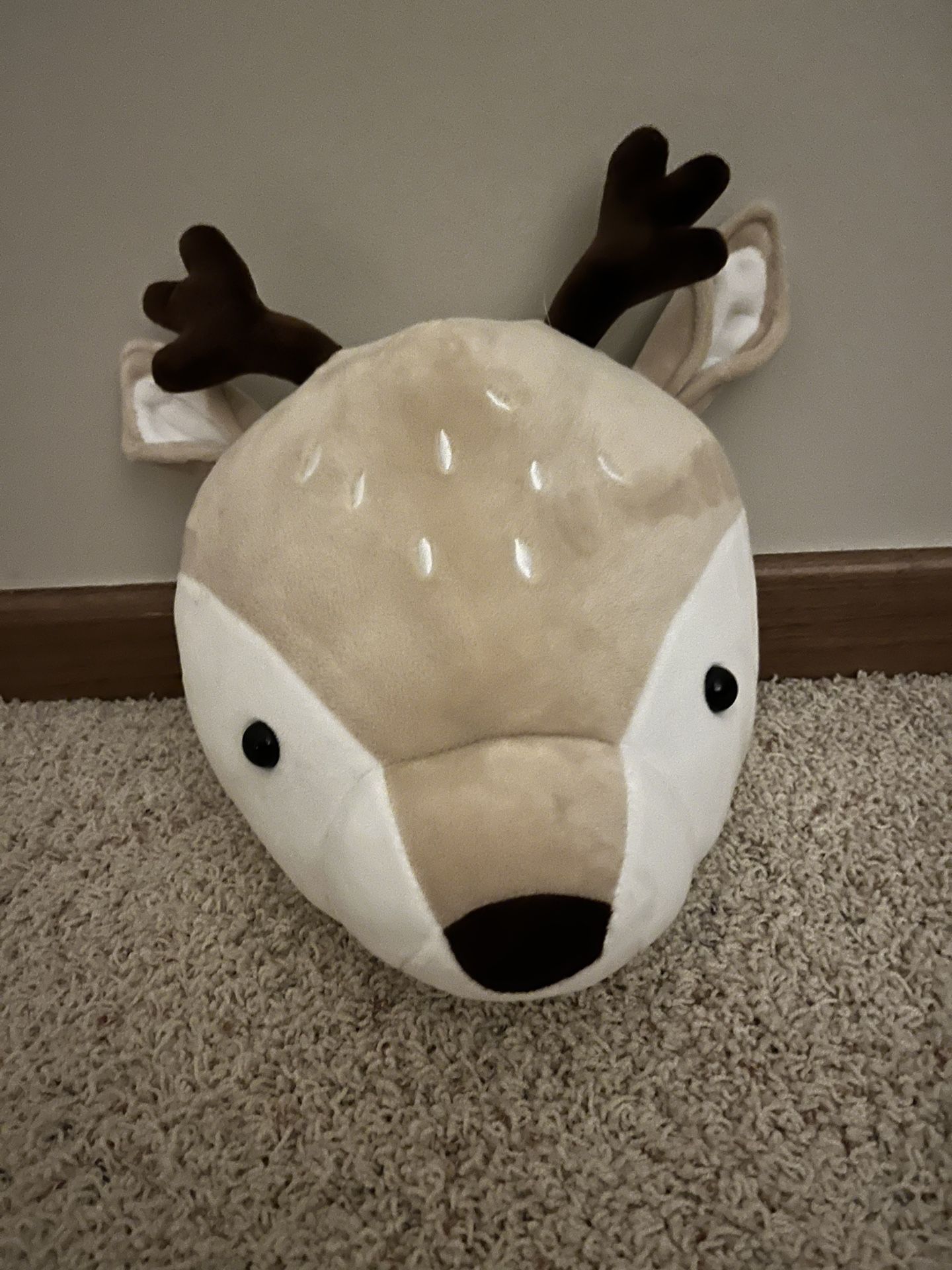 Plush Deer Head Decor