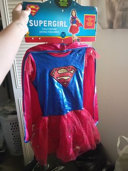 Girls Superwomen Halloween Costume 8-10