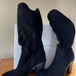 Treasure And Bond Black Suede Boots 