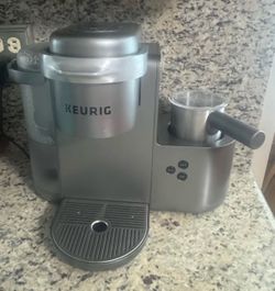 keurig coffee, latte, cappuccino maker with frother