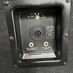 JBL SR 4722A PA speakers with Stands