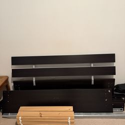 Full size frame and matress