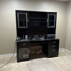 Free!  Computer Desk & Hutch