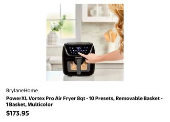 PowerXL Vortex Pro Air Fryer 8qt