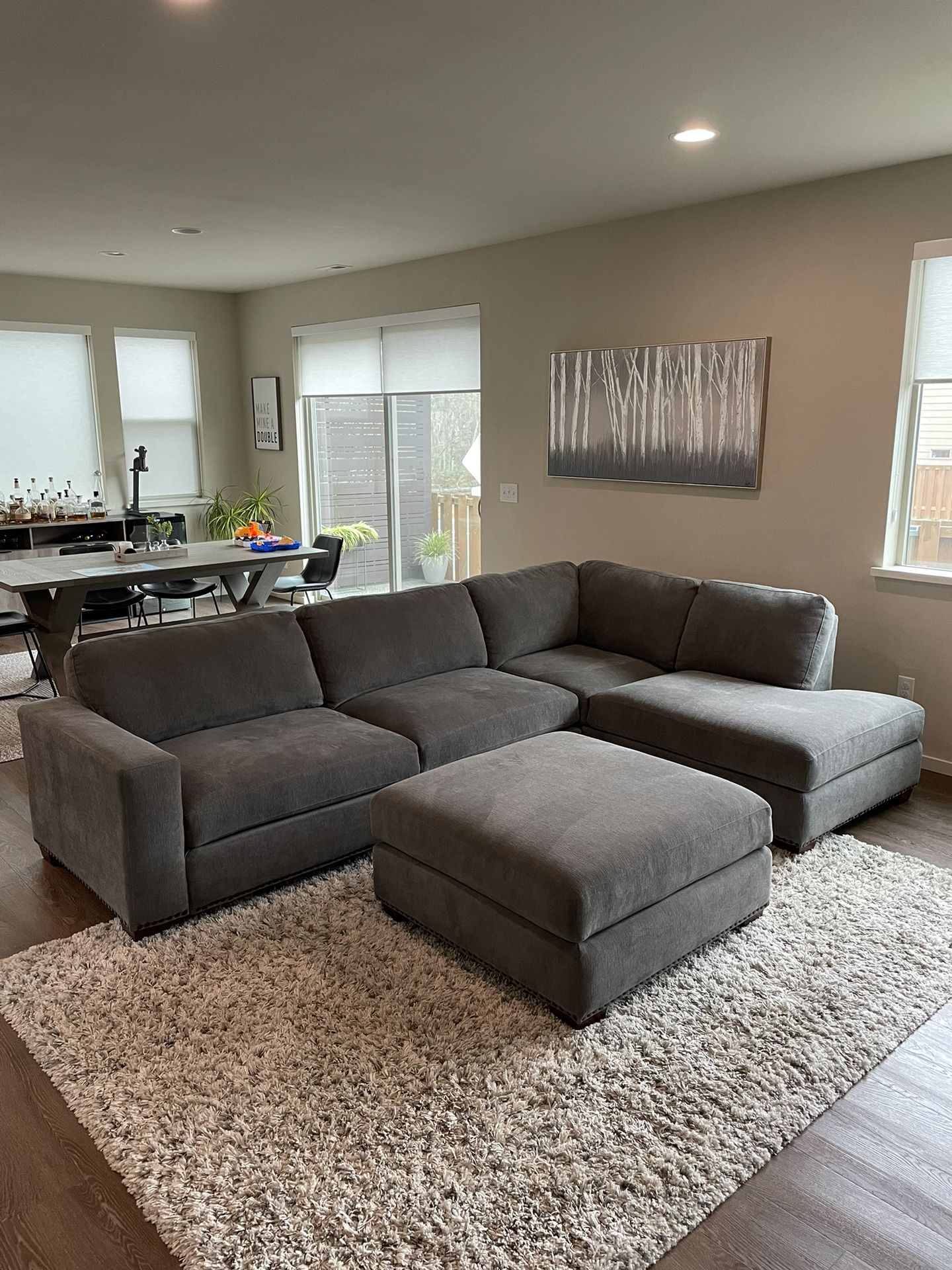 Grey Sectional Sofa Couch