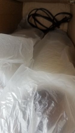 Plastic wrapping for furniture and plates and other valuables