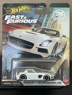 Hot Wheels Premium Fast & Furious NEW MIX Mercedes Benz SLS AMG Coupe Black Series