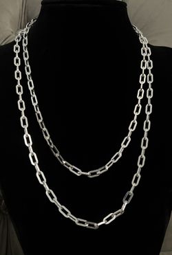 Silver Chains ⛓️ Paper Clip  925