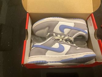 Nike Dunk Low Sneakers Gray Blue White