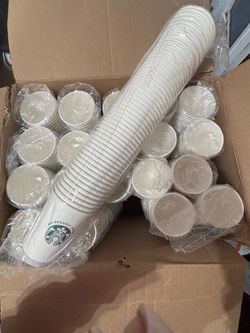 Starbucks 12oz cups and hot cup sleeves
