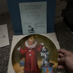 Fine China Plates With Certificates 