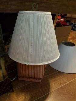 Lamp and shade bedroom/ livingroom