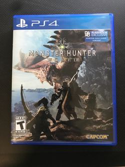 Monster Hunter Wolrd for PS4
