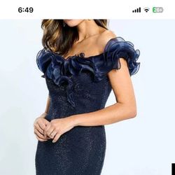 Elegant Designer  Dress - Mother Of Bride Size 4