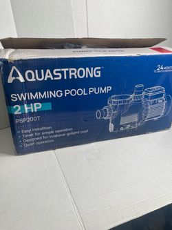 AQUASTRONG PSP200T-LV 2 HP 220V Pool Pump Timer, 8917 GPH