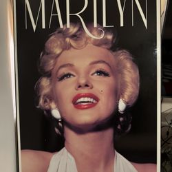 Marilyn Monroe Framed Portrait With Black Velour Framed Edges. $40.00 Or Best Offer 