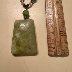 Stone And Glass Bead Necklace