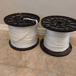 (2) Partial Spools Of 1/2" Mule Tape - Bull-Line - Approximately 5000'