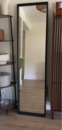 IKEA NISSEDAL Full-Length Mirror – Black – Like New