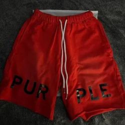 Red Purple Shorts (every Size Available) Brand New Comes With Packaging
