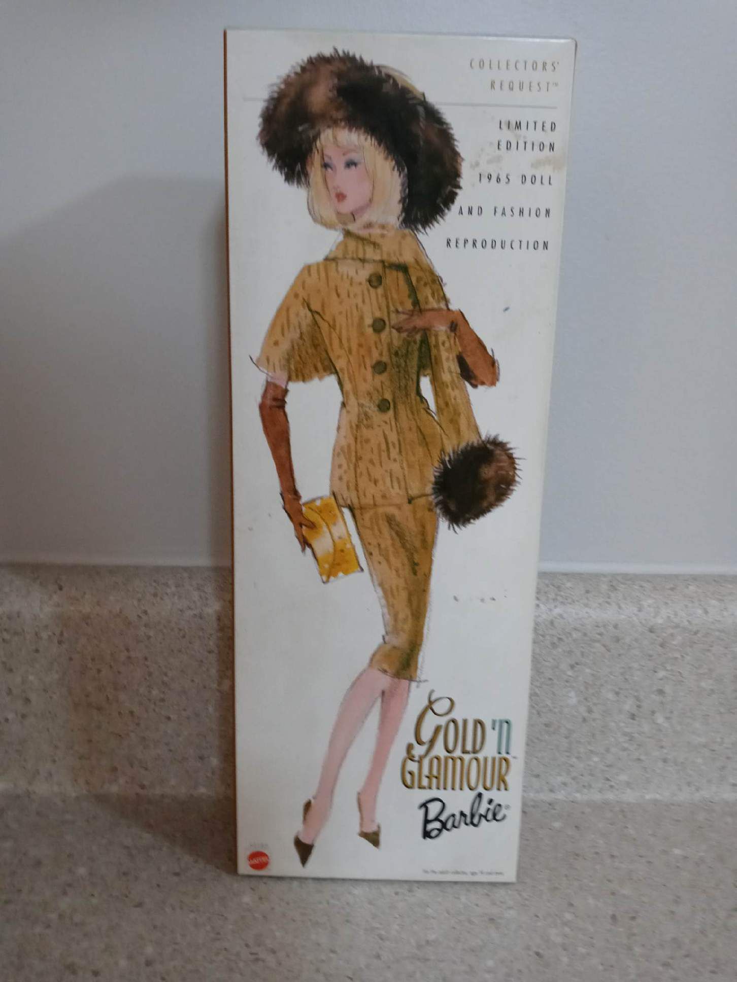 2001 Reproduction 1965 Gold-n-Glamour Barbie 