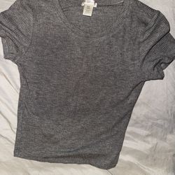 Grey Bozzolo Top