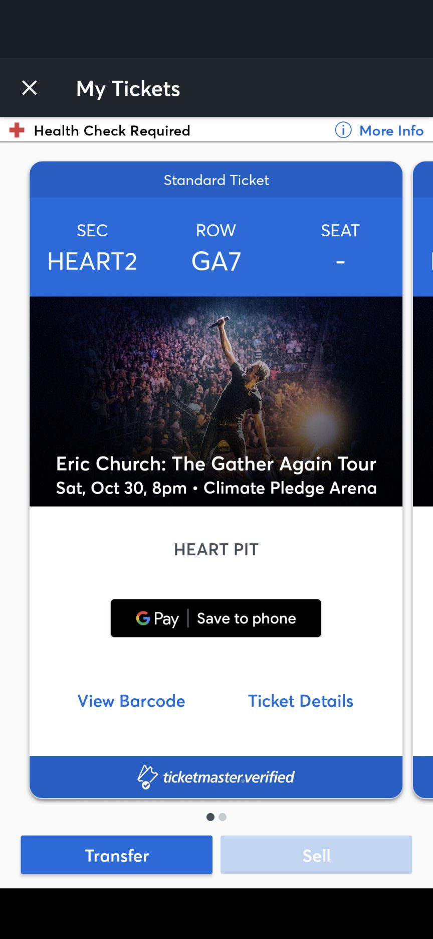 Eric Church: The Gather Again Tour ( 2 Tickets ) - Half Price!