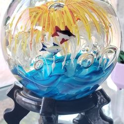 Decorative Globe Ocean Scene