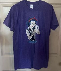Gildan Purple Rocker Snow White T-shirt Unisex Size M New