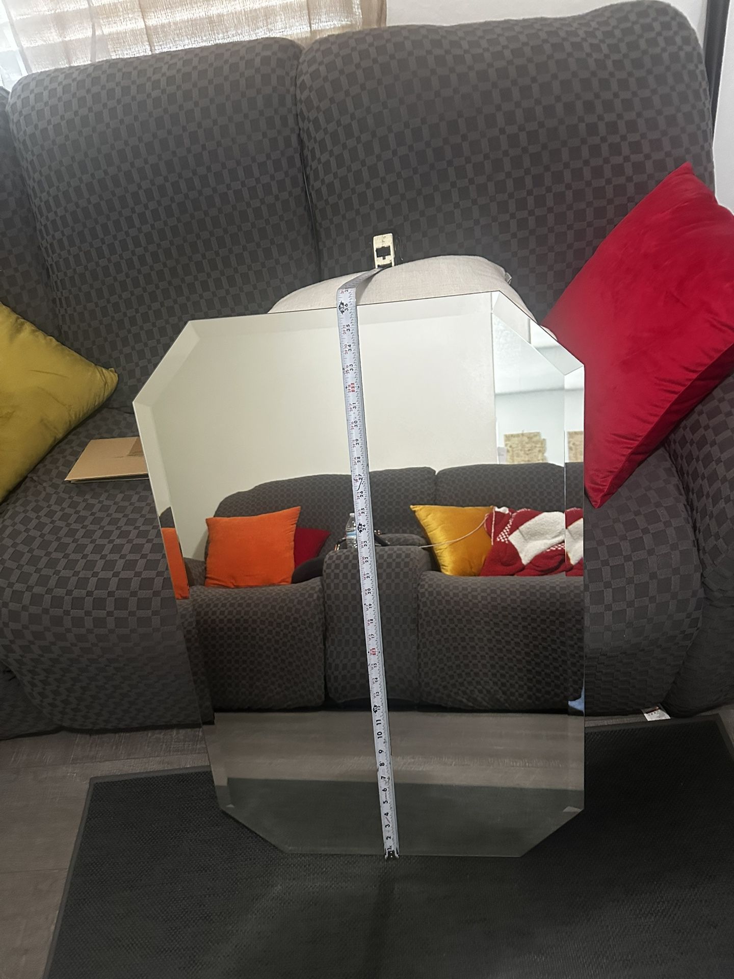 Square mirror
