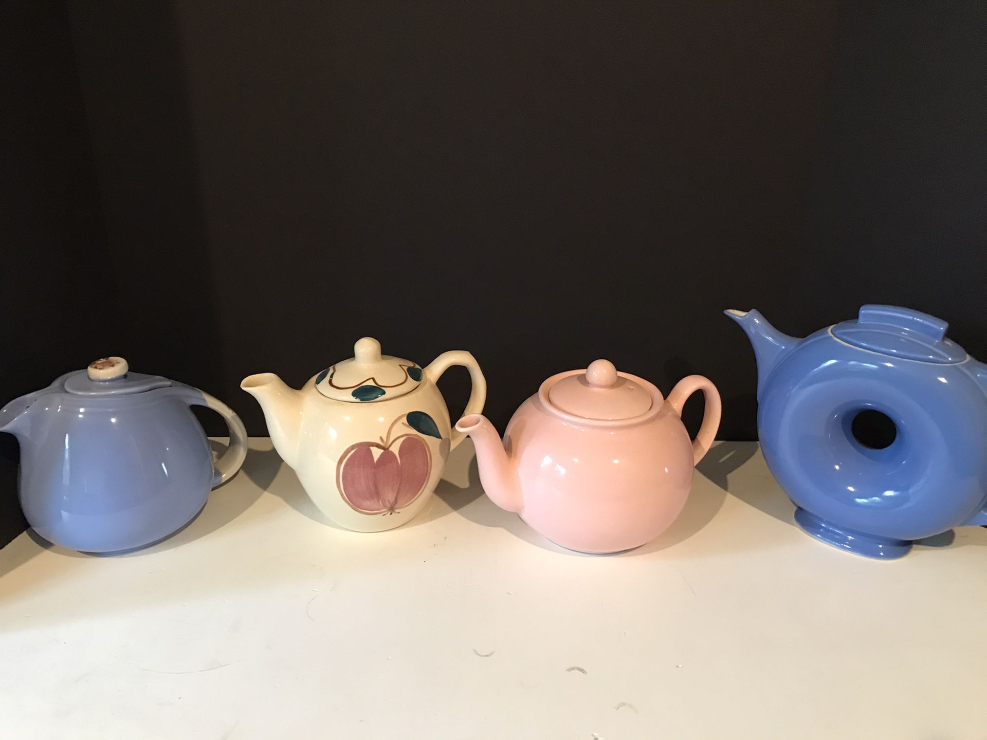 Group of 4 Teapots
