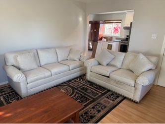 Ethan Allen couch and love seat