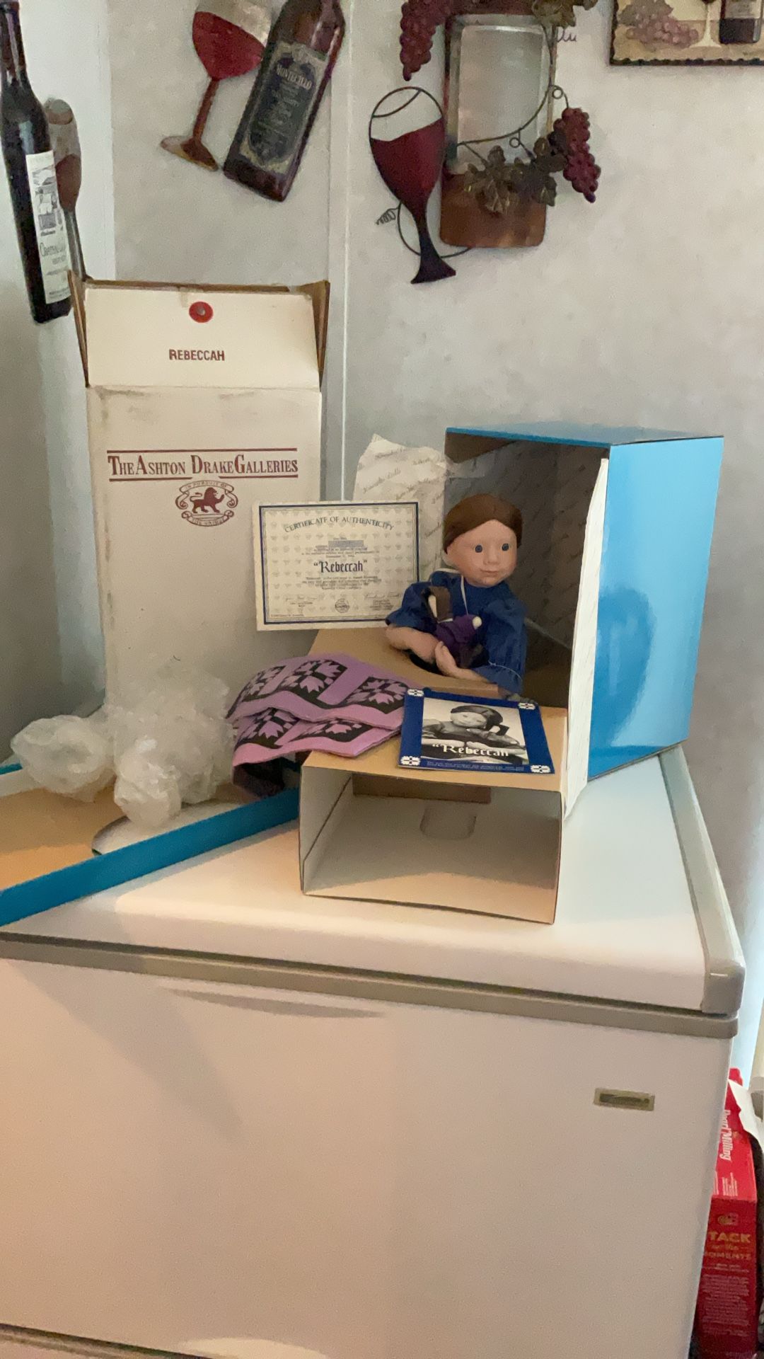 Ashton-Drake Galleries Vintage “ Rebecca’s” Collectible Porcelain Doll