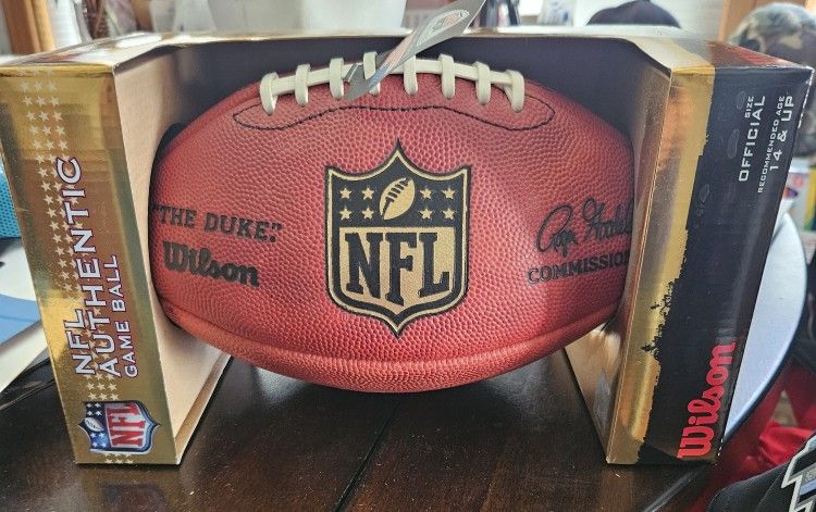 NFL AUTHENTIC GAME BALL  "THE  DUKE"