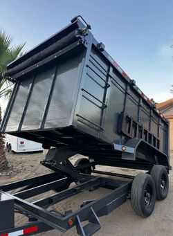 New 12ft Long SCISSOR LIFT Hydraulic Dump Trailer Fully Loaded 💪🏻