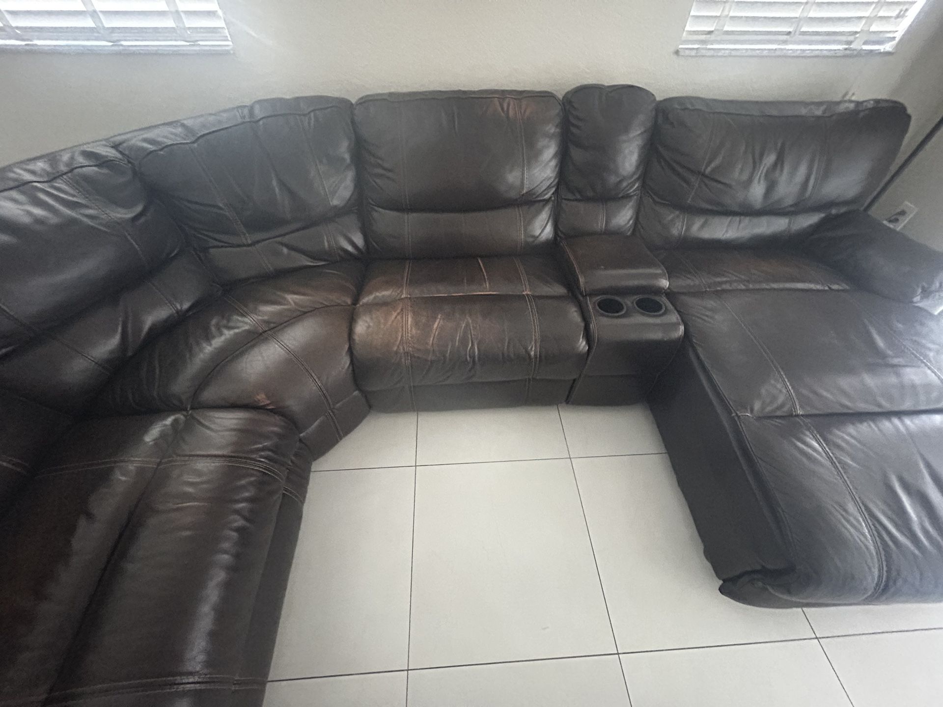 Leather Couch