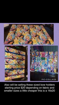 Girls bow holders made to order