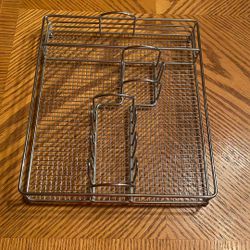 Stainless Steel Utensil Organizer 