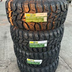 LT 35 1250 20 M/T New Set Of Tires 