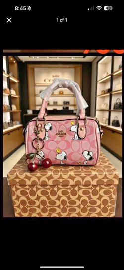 Coach x Peanuts Snoopy Mini Rowan Bag