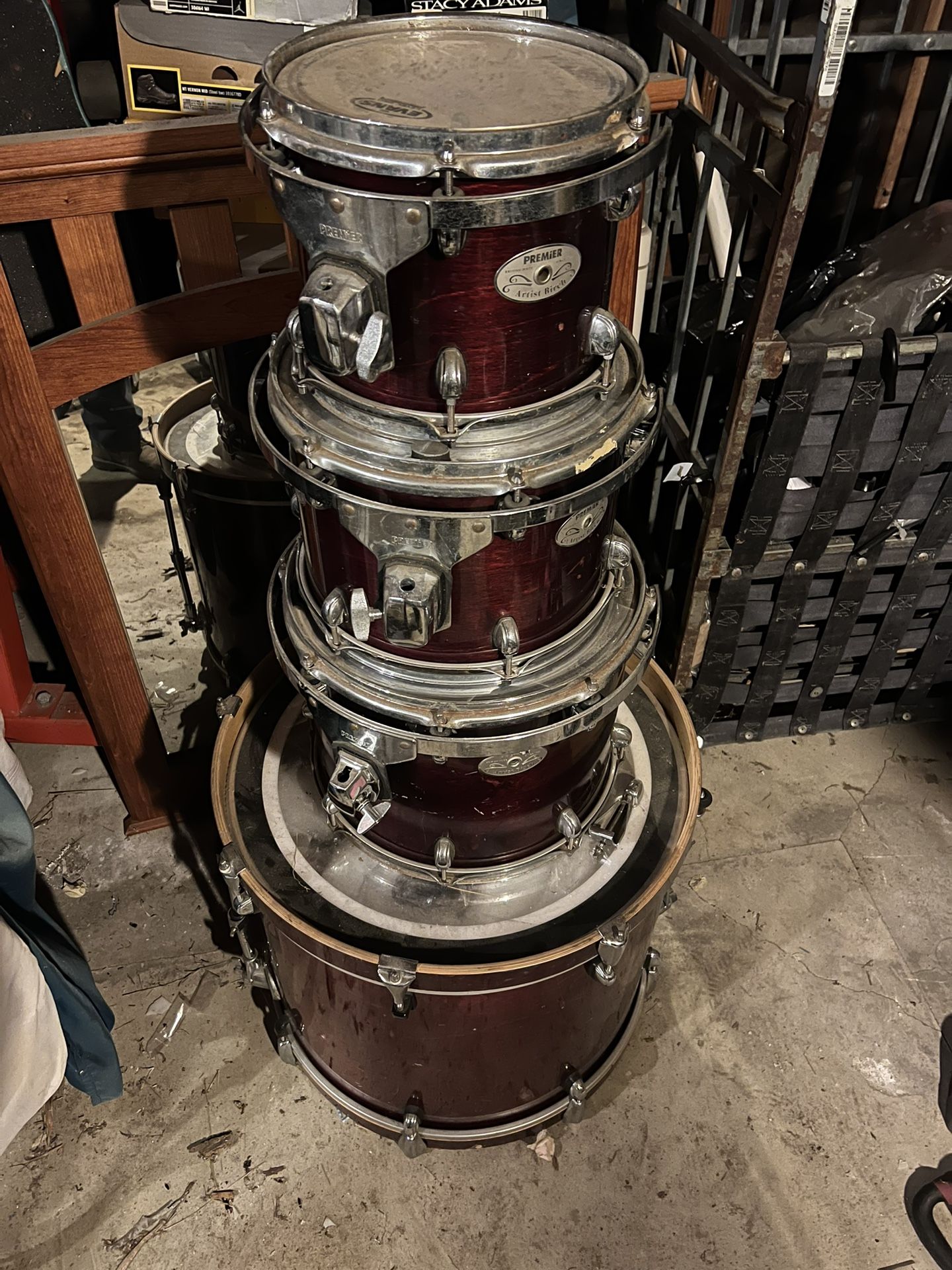 Premier Birch 4 Piece Drum Set