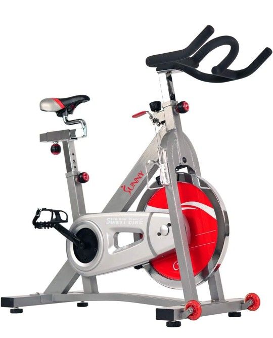Exercise Bike- Sunny Health & Fitness Belt Drive Pro Indoor Cycling Bike